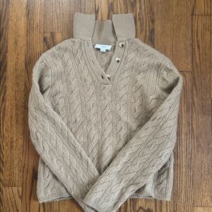 Vince Cable Knit Wool Cashmere Blend
Collared Pullover Sweater XS / TP Camel